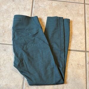 Outdoor Voices Heather Green Performance Leggings